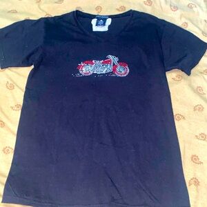 Bling motorcycle tshirt (5324)